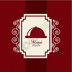 菜单卡卡标签午餐烹饪插图食物餐厅框架创造力模板艺术背景图片