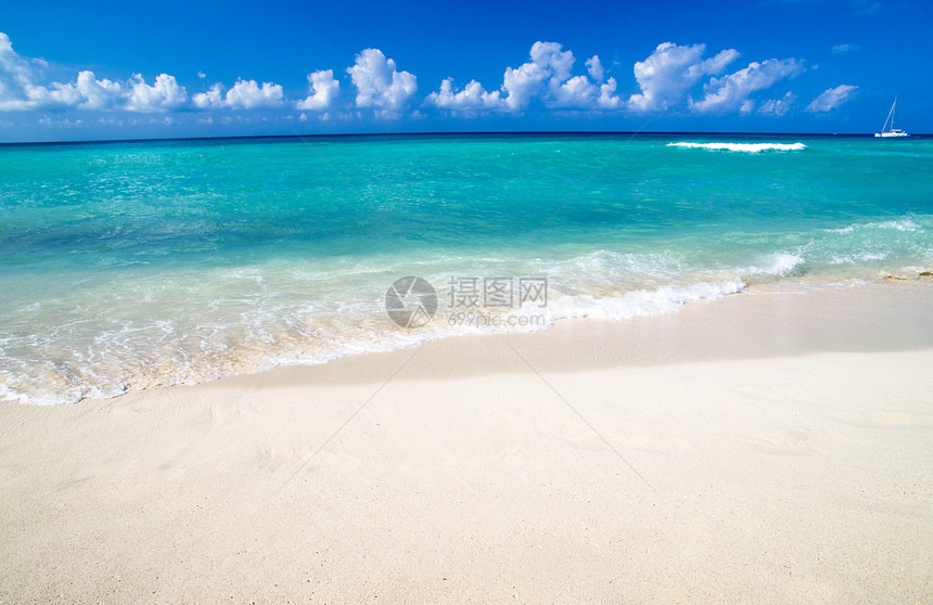 热带海洋海岸白色旅游天气旅行阳光天堂蓝色假期晴天图片