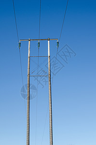 电线线路危险力量电力天空背景图片