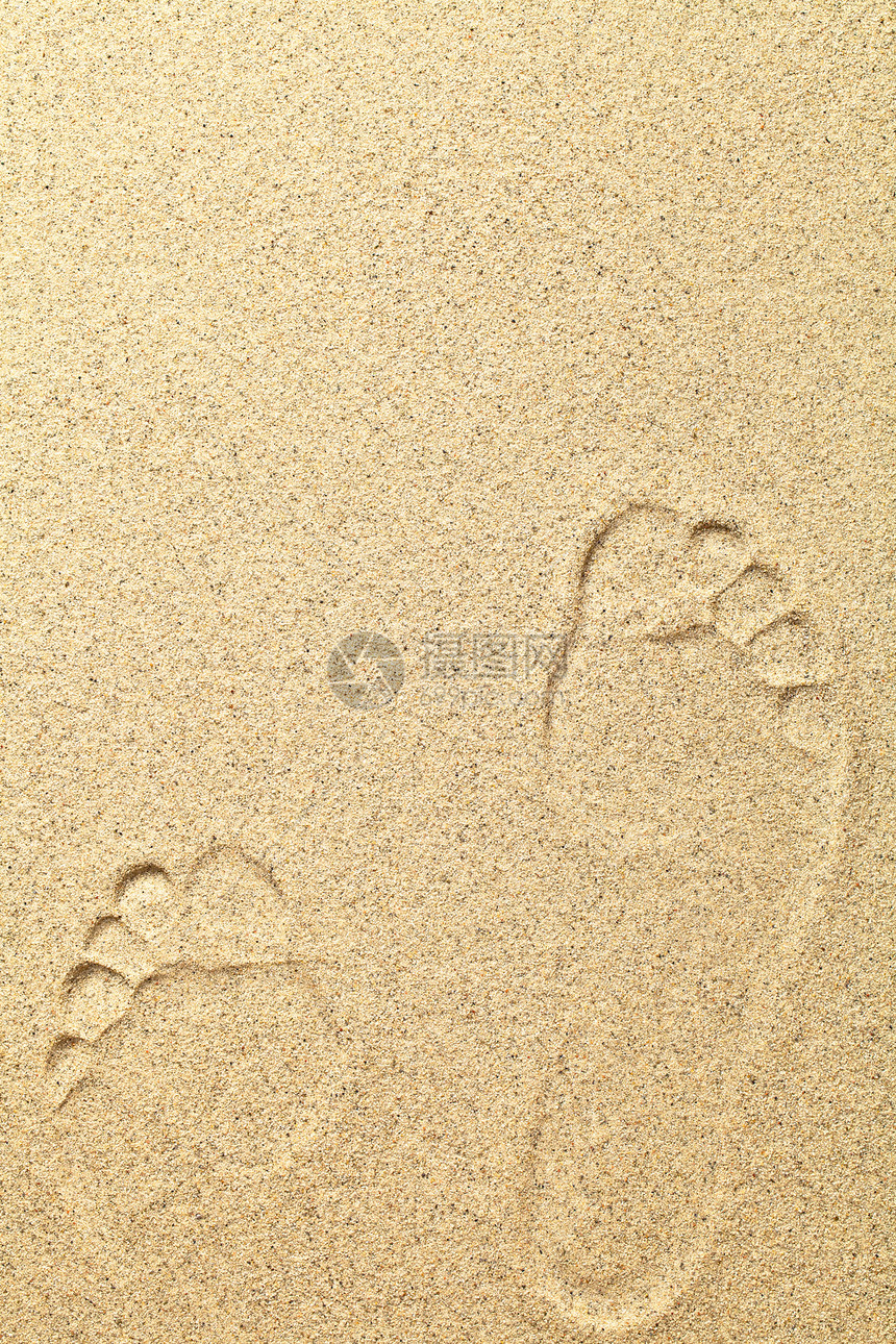 沙沙背景海洋假期脚印海岸沙漠脚步打印沙丘热带墙纸图片