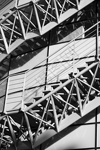 现代建筑楼梯玻璃建筑学背景图片