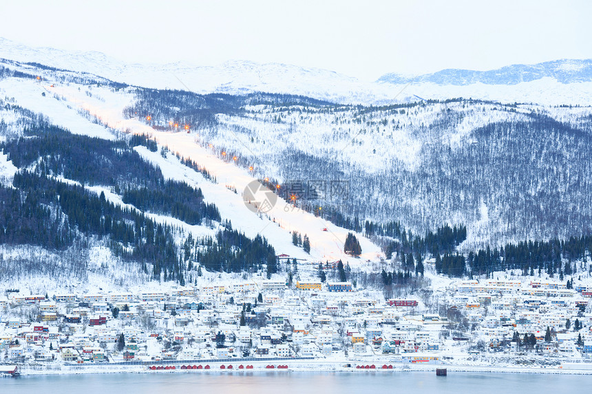Narvik 城市风景滑雪图片