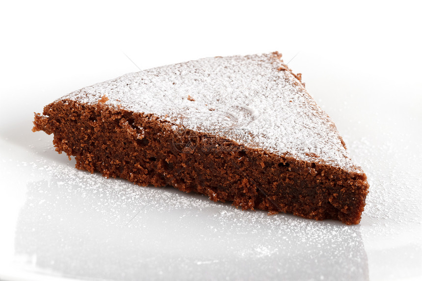 巧克力蛋糕盘子庆典棕色白色蛋糕生日糕点甜点可可奶油图片