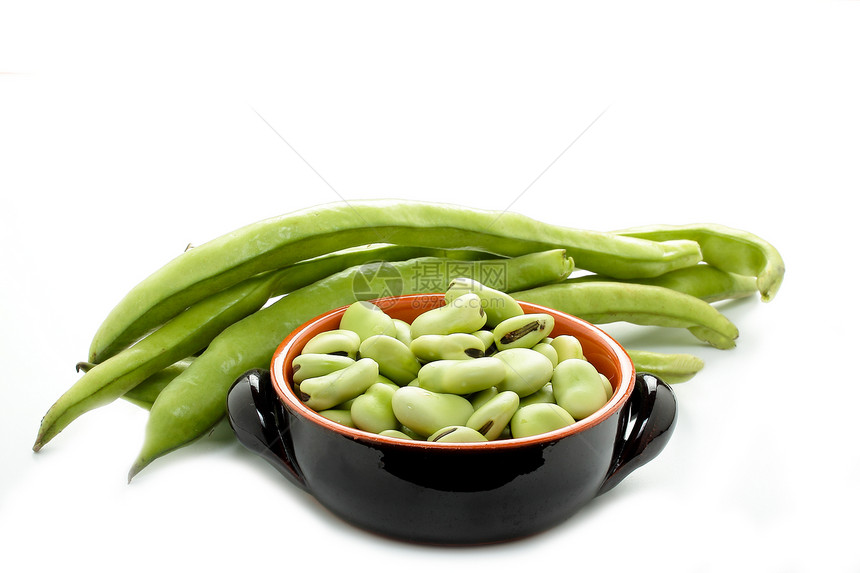宽豆农业白色蔬菜饮食豆类食物营养生产绿色生物图片