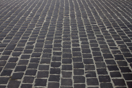 石头石路瓷砖鹅卵石路面正方形石头背景图片