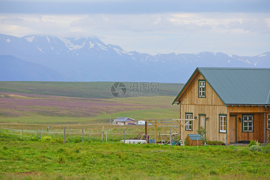 冰岛的房子旅游农村苔藓国家历史建筑风景地标小屋宗教图片