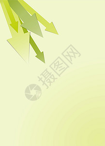 绿箭头背景营销技术网络阴影卡片坡度网站墙纸运动小册子背景图片