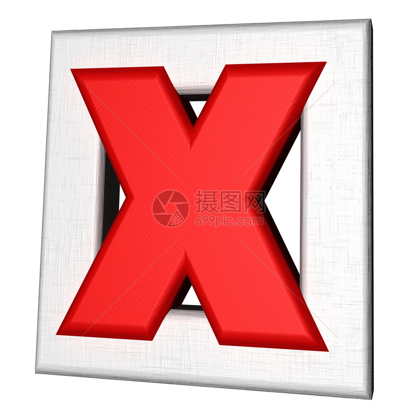 红十字标志 3D电脑框架商业表决渲染插图反射白色解决方案正方形图片