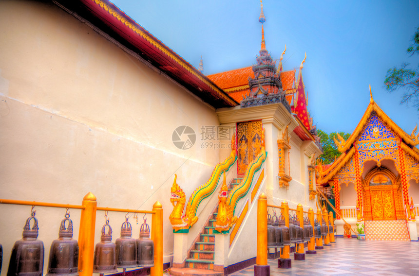 泰国客人哲学冥想居住旅行博物馆精神木头偶像佛陀图片