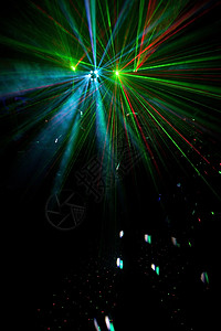 灯光色彩激光设备摄影庆典派对绿色阳光夜生活效果背景图片