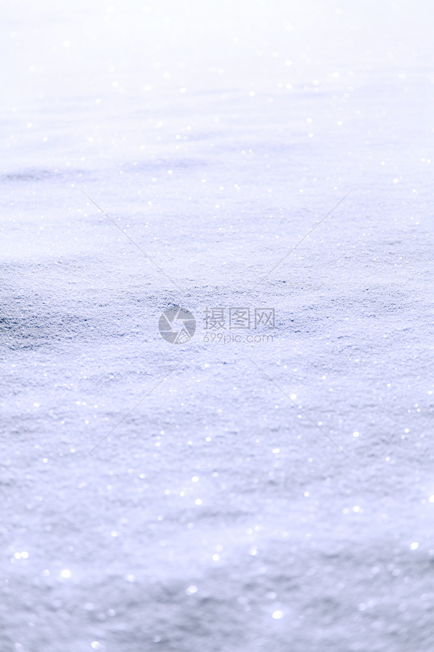 闪亮的白雪公主雪毯火花蓝色魔法白色冰晶阳光粉雪雪花亮度图片