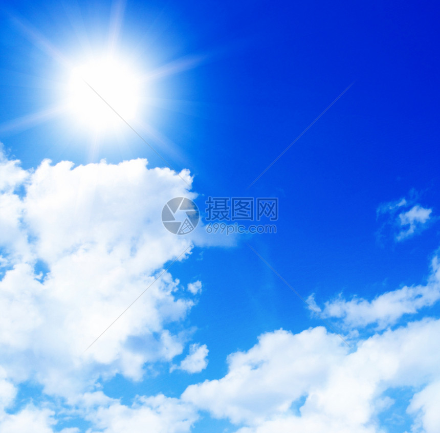 蓝蓝天空气候太阳环境天堂蓝色云景天气气象晴天臭氧图片