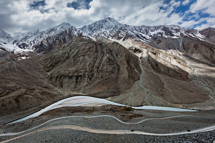 印度喜马拉雅山观山脉风景图片