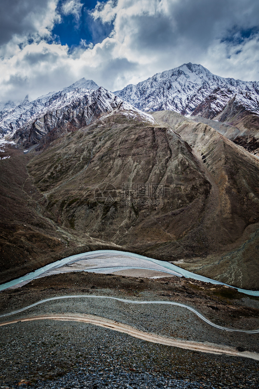 印度喜马拉雅山观风景山脉图片