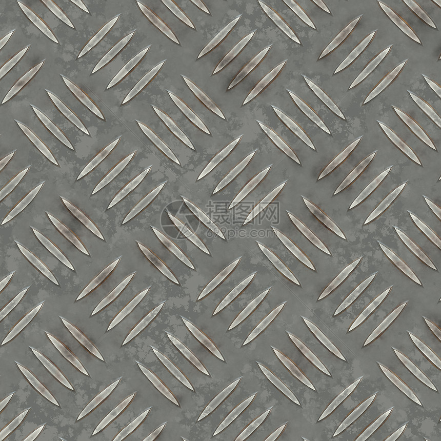 金属钻石板菱形板地面铆钉灰色工业盘子划痕仓库床单材料图片