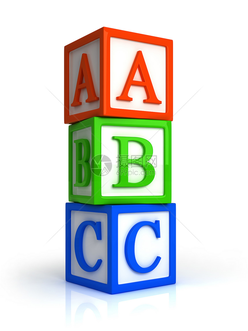 字母魔方教育婴儿积木学习蓝色立方体玩具红色童年绿色图片