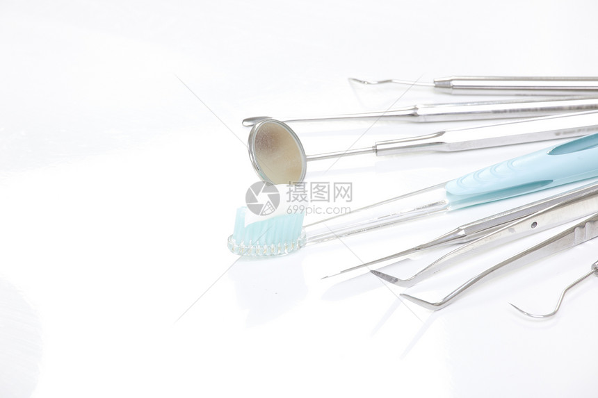 牙科保健职业牙医手术矫正临床金属诊所检查临床医生镜子图片