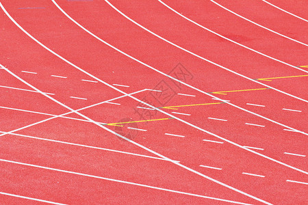 运动赛跑轨道曲线体育场竞赛红色跑步娱乐短跑场地赛马场车道背景图片