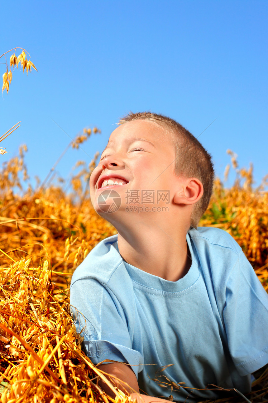 快乐的男孩孩子孩子们阳光幸福童年小伙子草地收成男性青少年图片