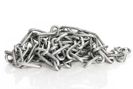 银金属链 背景在背面安全灰色枷锁工业力量合金白色金属工具背景图片
