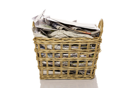 废纸篮办公室生态浪费垃圾箱环境文书倾倒床单折痕工作背景图片