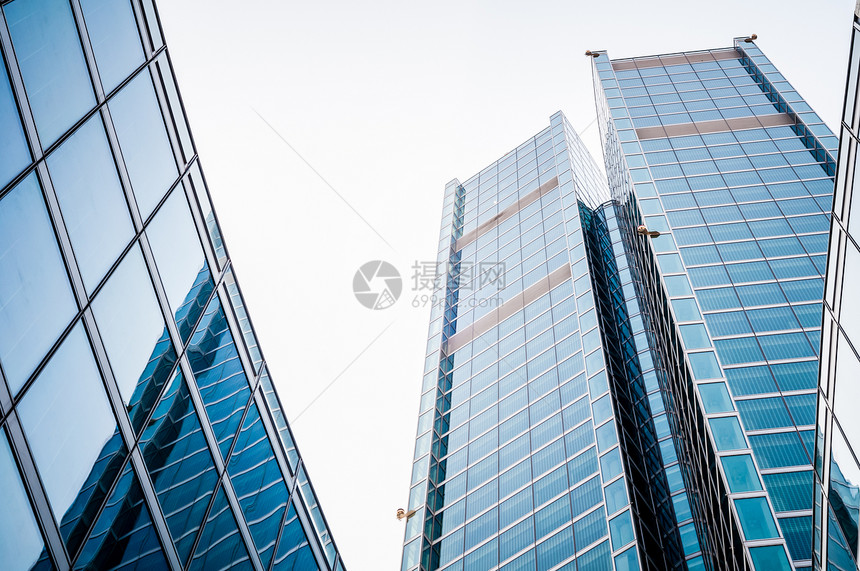 商业建设城市市中心办公室景观蓝色公司建筑物金融建筑玻璃图片