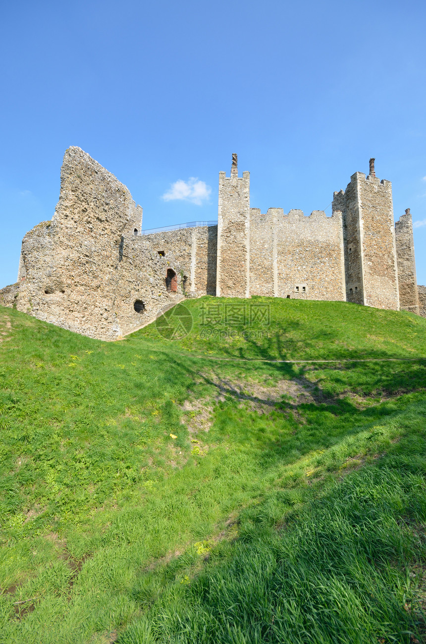 城堡的纵向景象图片