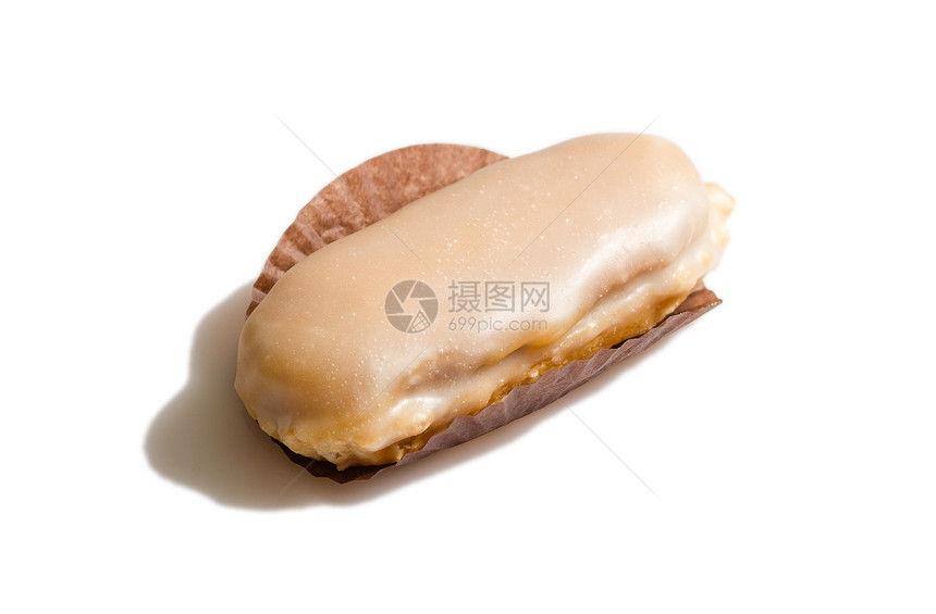 传统阿斯图里安杏仁蛋糕 含糖霜和已知的软糖蛋糕糕点磨砂柠檬白色美食甜点面包食物图片