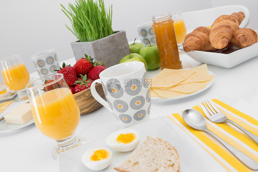 美味和健康的早餐图片
