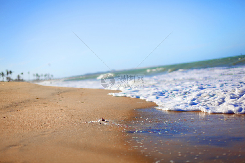 海洋地平线旅游太阳热带海景假期晴天旅行天空游客图片