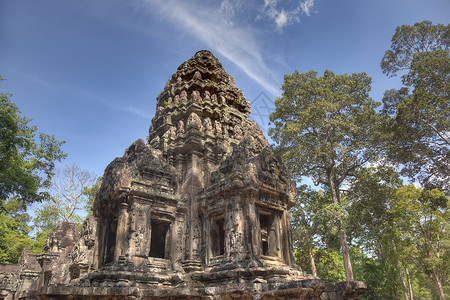 柬埔寨吴哥的Thommmanon寺庙高清图片