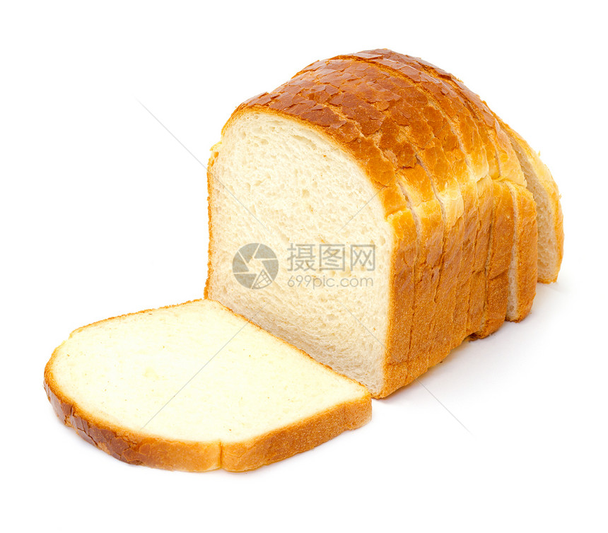 切片面包营养面包师早餐饮食小吃面粉小麦农业棕色白色图片