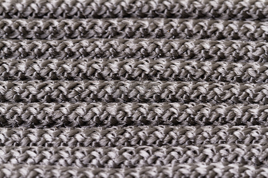 黑绳作为背景线圈电缆工业黑色水平金属墙纸编织图片