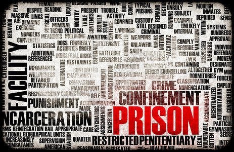 半学期监狱拘留所矫正法律惩罚学期生活细胞危险概念商业锁定背景