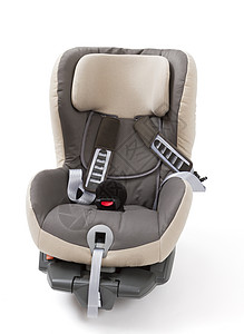 轻型背景汽车的助推座座椅车辆塑料安全座位婴儿椅子腰带运输带子背景图片