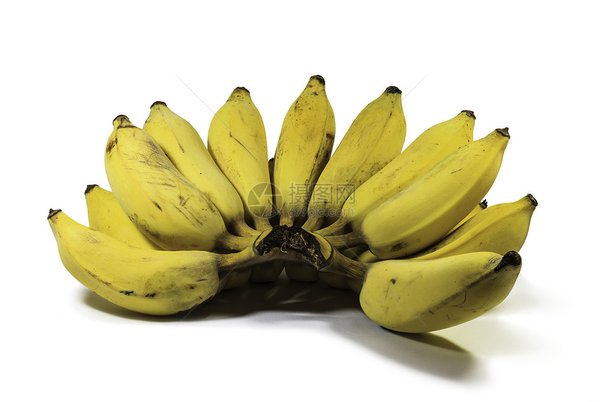 香蕉热带本土水果白色营养黄色宏观蔬菜食物品种图片