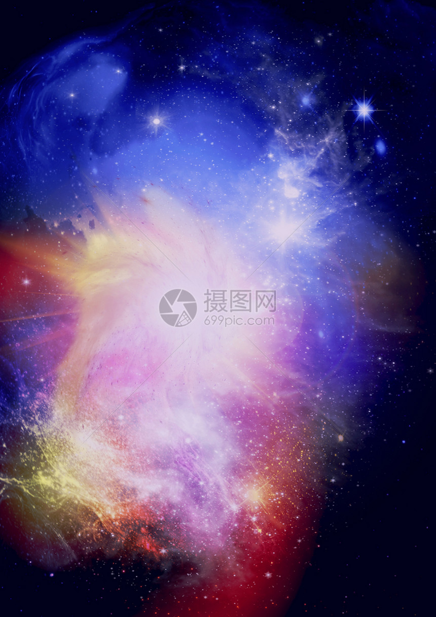 成为光星星云紫色敬畏插图渲染绘画天文学星云乳白色纺纱勘探图片