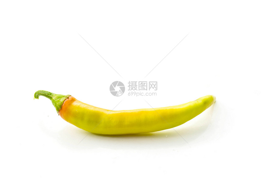 白色背景上的胡椒红色植物蔬菜香料食物寒冷绿色阴影种子烹饪图片