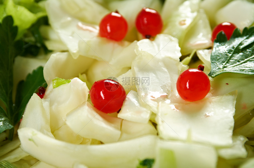 卷心菜农场式沙拉早餐食物绿色洋葱烹饪饮食胡椒茶点品味美食图片