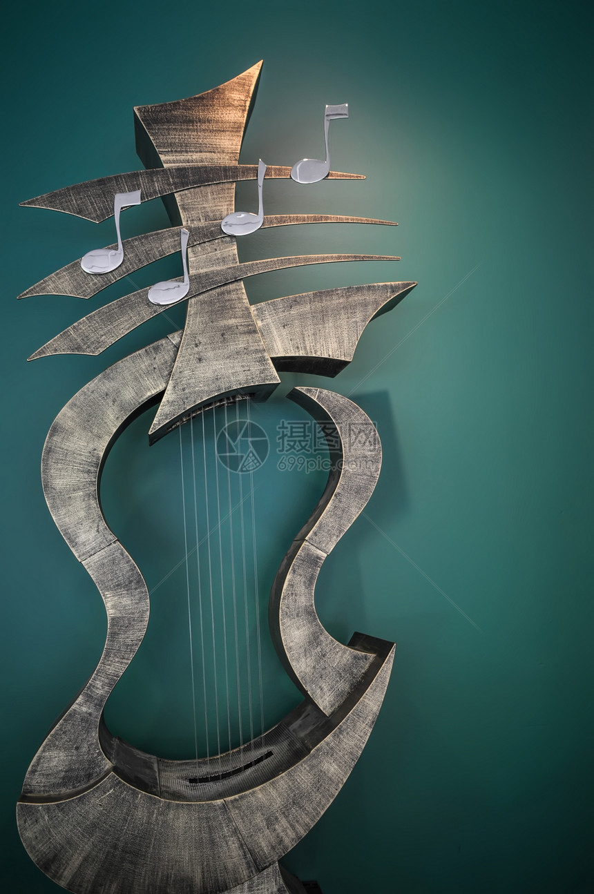 音乐乐器艺术雕像图片