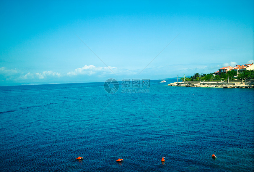 岛屿广场的构成海岸晴天天空天线海景阳光海岸线旅行天蓝色蓝色图片