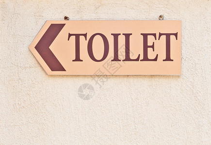 墙上的厕所标志卫生间洗手间卫生浴室背景图片
