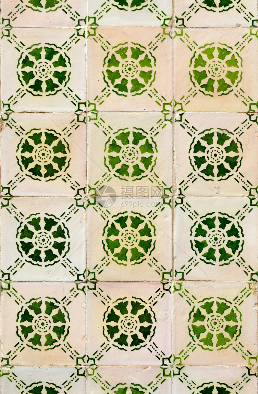 传统葡式琉璃瓦几何壁画工艺地面材料房子陶瓷艺术墙纸正方形图片