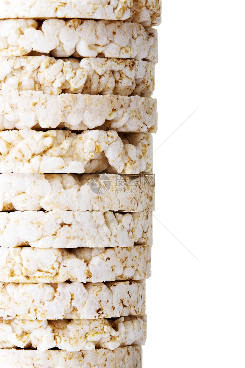 大米蛋糕堆玉米饮食谷物饼干早餐工作室圆圈小吃节食生态图片