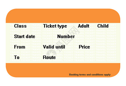 空白旅行机票成人图形化孩子插图优惠券运输背景图片