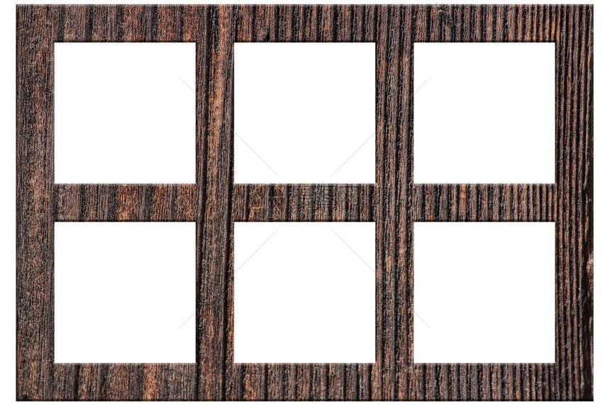 木木框相框白色棕色木头框架图片