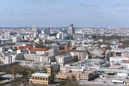 柏林地标中心旅行建筑学城市建筑物首都旅游文化教会高清图片