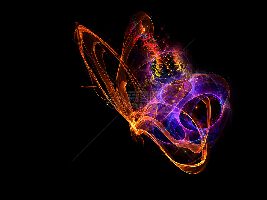 人工蝴蝶元素昆虫创造力火焰装饰品轻轨插图设计数学图片