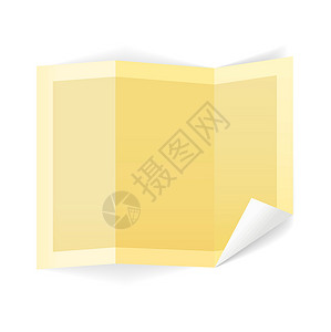 纸面文件一览表邮政橙子标签文档白色办公室备忘录卡片折叠插图设计图片