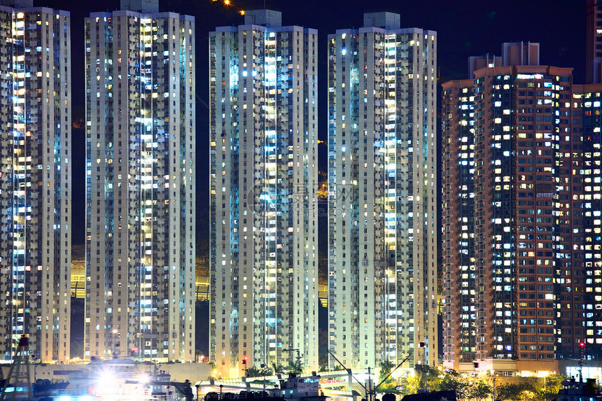 香港的住宅楼群建设建筑公寓建筑学天线摩天大楼天际房子天空图片